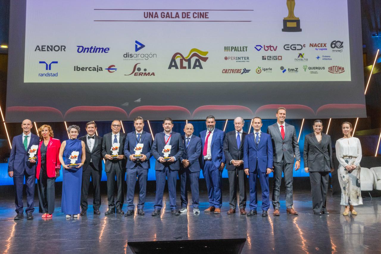 ALIA encumbra la logística aragonesa en la gala de su 15 aniversario Premios